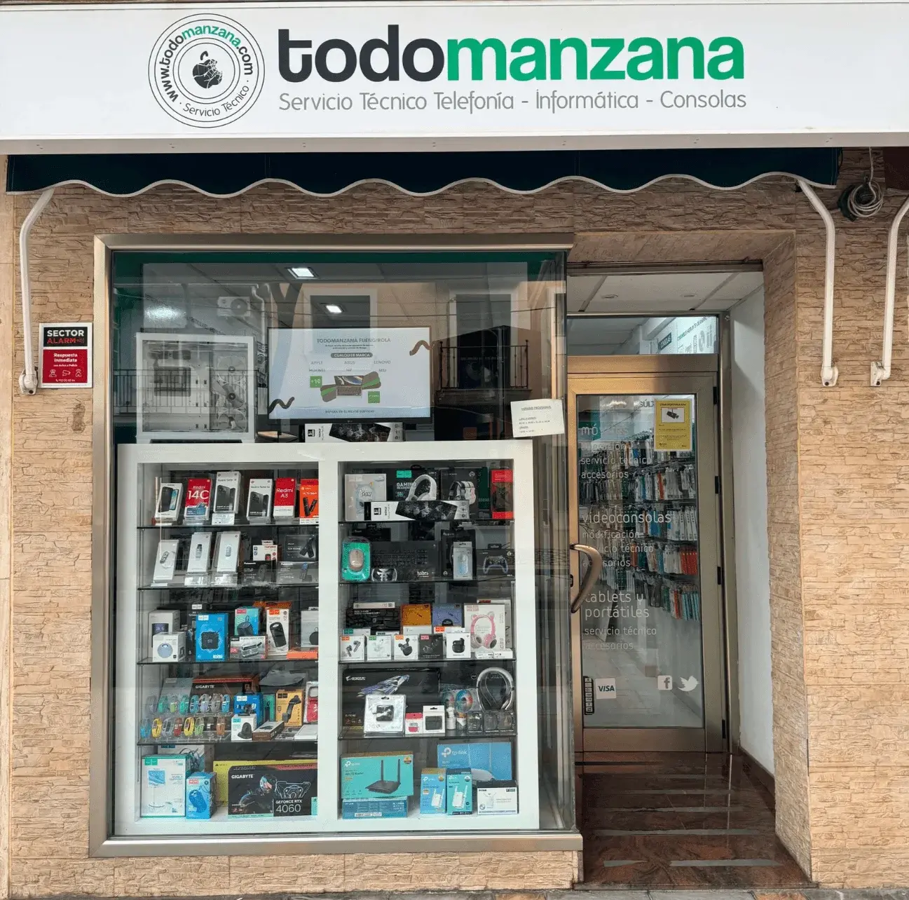 Contacto Todomanzana Fuengirola servicio técnico de móviles ordenadores y consolas