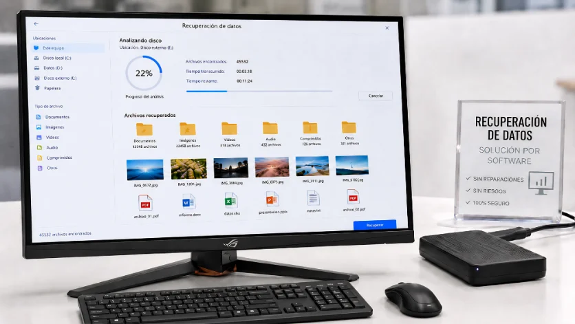 Revisión de dispositivo para recuperación de datos